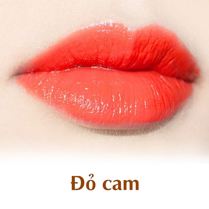 Phun môi màu đỏ cam hợp với ai?